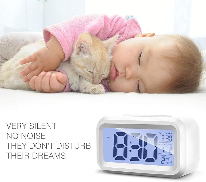 Digital LCD Alarm Clock